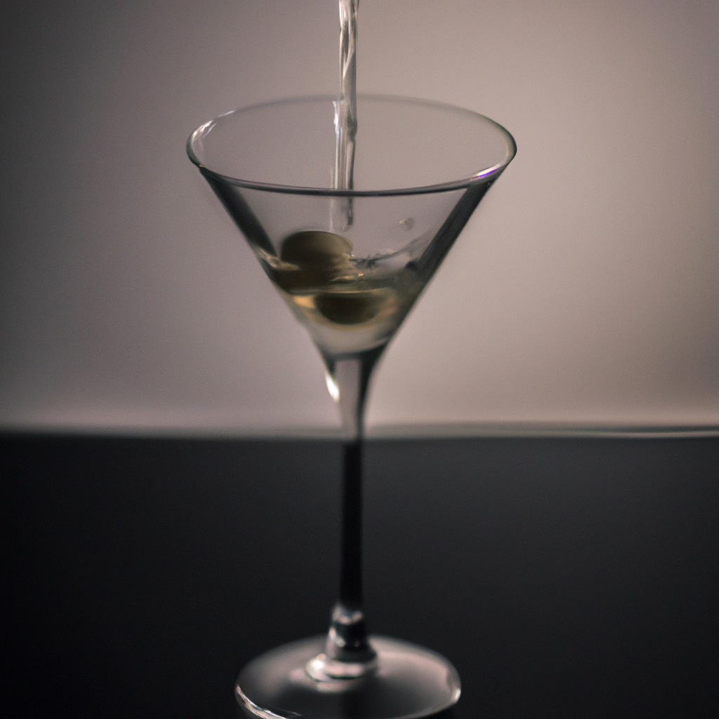 ¿Cómo se toma un martini blanco?