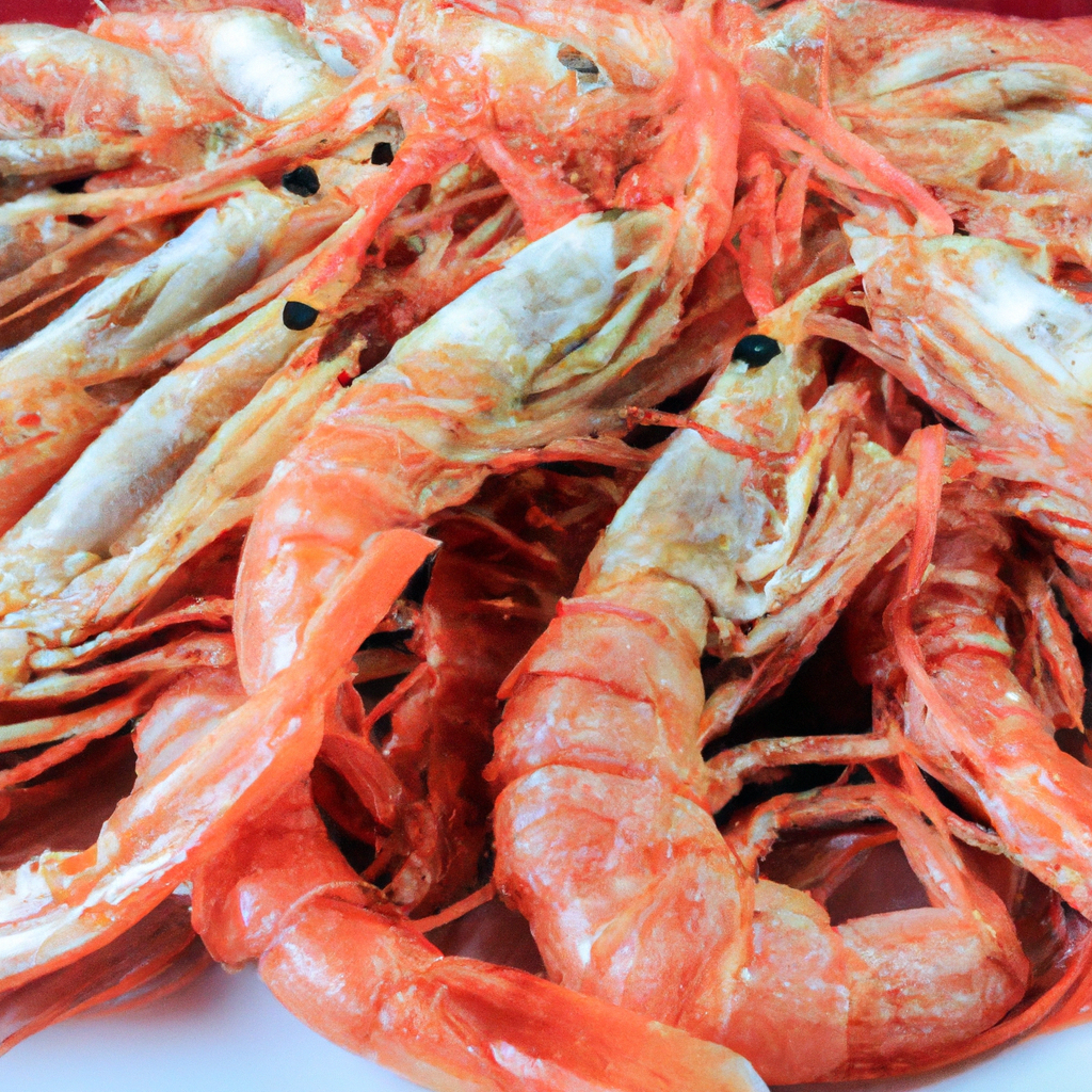 ¿Qué pasa si las cabezas de las gambas están negras?